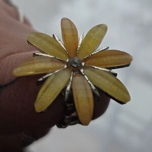 Yellow Flower Ring